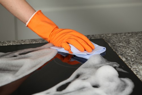 Professional oven cleaning in Uxbridge with a spotless kitchen appliance