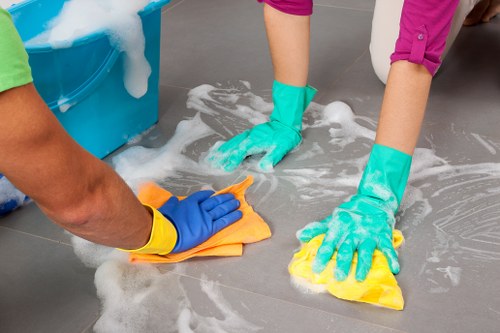 Professional cleaning company in Uxbridge servicing a modern home