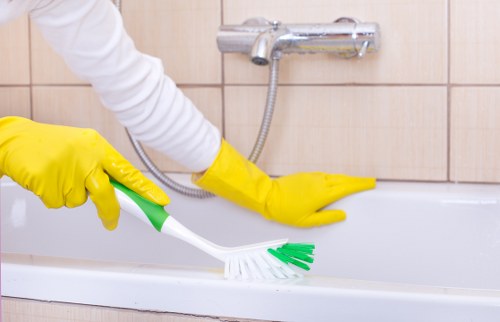 Cleaning appointment booking and scheduling paperwork on a desk