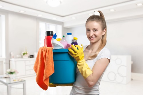 Cleaning service documents with governing law and compliance notes